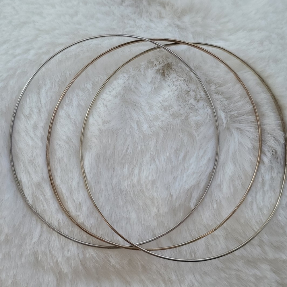 Entwined bangles silver - Picture 2 of 3
